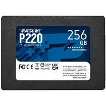 SSD de 256GB Patriot P220 SATA 3 Series 550 MB/s de Leitura - Preta