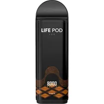 Life Pod Vaper Desechable Eco 8000 Caramel Coffe