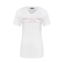 Camiseta Calvin Klein Feminina J20J207028-112 L - Branco