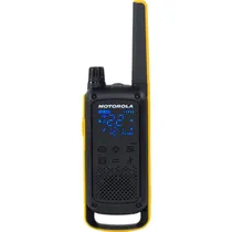 Walkie Talkie Motorola T470 -56 KM – 18 Canales – Preto e Amarillo