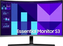 Monitor Curvo Samsung 32" S3 Essential LS32D396GANXZA 4MS/FHD/100HZ/HDMI