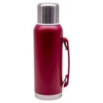 Garrafa Termica Luo LU-4738 / 1 Litro / de Aço Inoxidavel - Vermelho