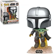 Funko Pop Star Wars Mandalorian Mandalorian W/The Child 402