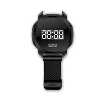 Relógio Digital Daniel Klein D:Time DK.1.12387-3 com Pulseira Estilo Milanês - Preto
