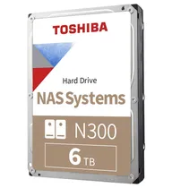 HD 6TB Toshiba SATA3 7200RPM N300 Nas HDWG760XZSTA