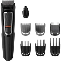 Cortador de Cabelo Philips Multigroom Série 3000 MG3730/15 8 Em 1 Recarregável - Cinza