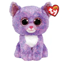 TY Peluches TY Beanie Boos Cassidy Gato Lavanda Tela Poliester 3 Años + Multicolor