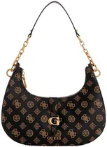 Bolsa Guess PA932918 Kuba Feminina - Mocha Logo