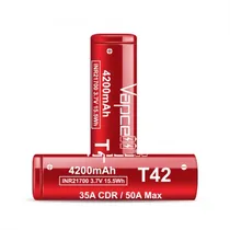 Bateria Vape Vapcell 21700 4200MAH 35A T42