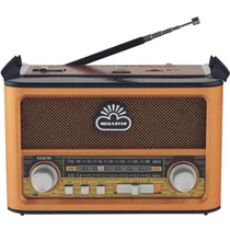 Rádio Portátil Megastar RX087BT AM/FM de 3 Bandas