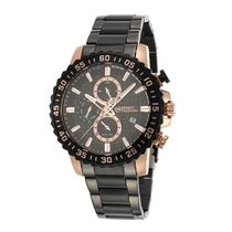 Relogio Analogico Masculino Sergio Tacchini Archivio ST.1.10021-2 com Pulseira de Aco Inoxidavel - Preto e Dourado