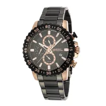 Relógio Analógico Masculino Sergio Tacchini Archivio ST.1.10021-2 com Pulseira de Aço Inoxidável - Preto e Dourado
