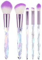Kit Pincel Ruby Face Make-Up - Y00526 (5 Peças)
