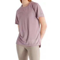 Camiseta New Balance Feminino Poly Tee Sport Essentials M Roxo - WT43207ICW