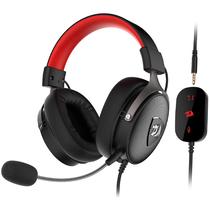 Headset Gaming Redragon Icon H520 7.1 com USB/ 3.5 MM para PC/ PS4/ Xbox/ Smartphone e Nintendo Switch - Preto/ Vermelho