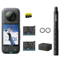 Kit Câmera de Ação INSTA360 X3 Think Bold - Preto (PBA0001001)