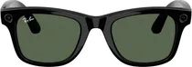Óculos Smart Ray-Ban Meta Wayfarer RW4012 - Shiny Black/G15 Green