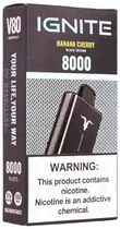 Vape Descartável Ignite V80 Banana Cherry 8000 Puffs