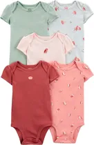 Body Carter's 1R599410 - Feminino (5 Unidades)