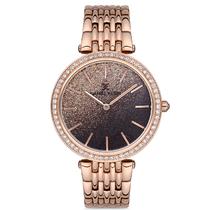 Relogio Analogico Feminino Daniel Klein DK.1.12687-3 Premium Ladies / Pulseira de Aco Inoxidavel - Rose Gold Glitter