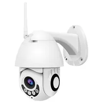 Camera de Segurança Smart Wifi IP-005 / 3.6MM / DC12V-2A / Microfone / Alarma / Detecção Humana / Visao Noturna / App Icsee - Branco