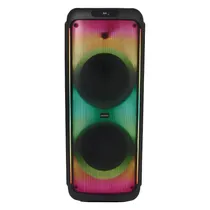 Caixa de Som Aiwa AW-POH3D - USB/Aux - Bluetooth - 300W RMS - com Microfone - 2X 12" - Preto