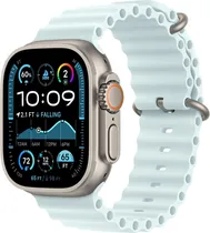 Apple Watch Ultra 2 GPS+Cellular 49MM Caixa Titânio Pulseira Ocean Band Ice Blue MYT03LW