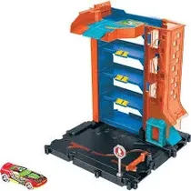 Mattel Vehiculos Hot Wheels Pista Estacionamiento para Autos Detalles En El Producto 3+ Multicolor