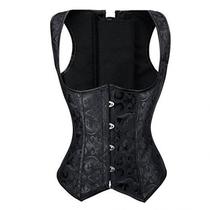 Corset Espartilho Icandy Beauty 690 Preto s com Calcinha