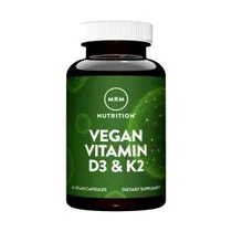 Vitamina D3 + K2 MRM Nutrition 60 Capsulas Vegana