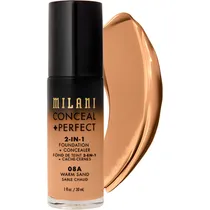 Base Líquida Milani Conceal+Perfect 2 Em 1 08A Warm Sand - 30ML