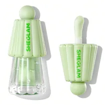 Batom Sheglam Gloss Jelly Wow Green Apple Envy