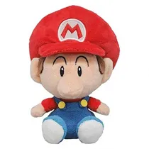 Plush Little Buddy 6* Super Mario Mario Baby 2474