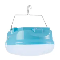 Lampada LED de Emergencia Luo LU-2190 / 2400MAH / Recarregavel USB - Azul