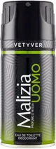 Desodorante Malizia Uomo Vetyver Eau de Toilete 150ML