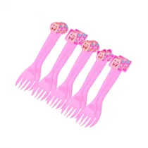 Garfos Descartaveis para Festa Party Favlors Barbie 10PCS