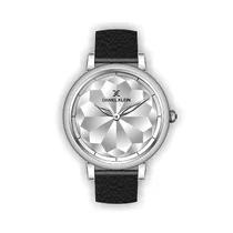 Relógio Analógico Feminino Daniel Klein Premium DK.1.12308-1 - Preto e Prata