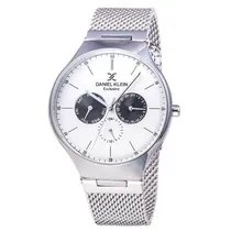 Relógio Analógico Daniel Klein Exclusive DK11820-1 Masculino, Metal - Prata