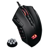 Mouse Gamer Redragon Azzinoth M921 RGB 12400 Dpi USB - Preto