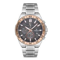 Relogio Analogico Masculino Daniel Klein DK.1.12733-5 Exclusive Gents / Pulseira de Aco Inoxidavel - Prata/Rose Gold