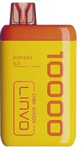Vape Descartável Linvo Cubo Series Banana Ice de 10000 Puffs - 20ML