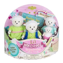 Battat Figuras Li'L Woodzeez Sheep Family Plastico +3 Años Multicolor
