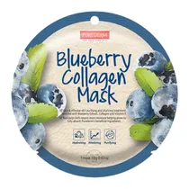Máscara Facial Purederm Blueberry Collagen 1 Unidad