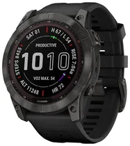 Relógio GPS Garmin Fenix 7X Sapphire Solar 010-02541-10 - Cinza Carvão