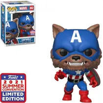 Funko Pop Marvel Captain America Capwolf *SDCC 2021* 882