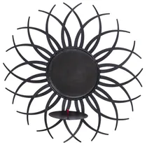 Suporte de Vela de Parede com Espelho 31CM