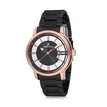 Relogio Analogico Masculino Daniel Klein Premium DK12108-2 - Preto e Rosa Ouro