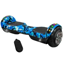Scooter Elétrico Gala Sports 6.5" Bluetooth/Speaker/Bolsa - Blue Camufle