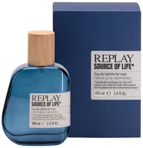 Perfume Replay Source Of Life Edt 100ML - Masculino