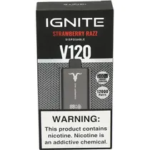 Pod Descartavel Ignite V120 12000 Puffs - Strawberry Razz